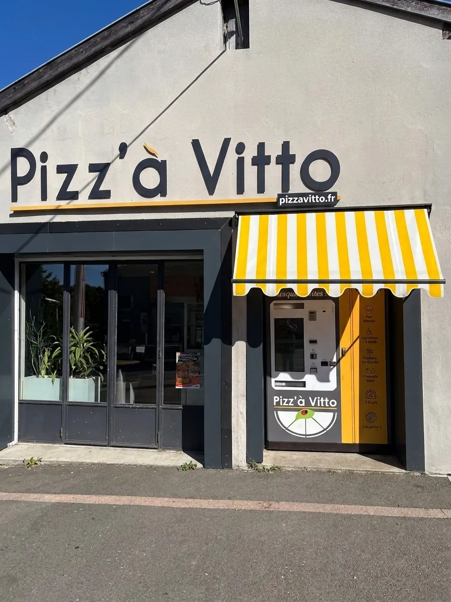 Devanture de la pizzeria Pizz'à Vitto à Montbrison (Savigneux)