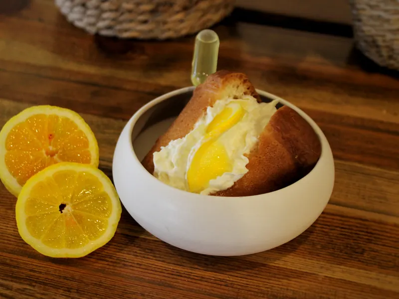 Baba limoncello, dessert Pizz'à Vitto