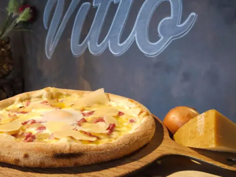 Pizza Carbonara Pizz'à Vitto